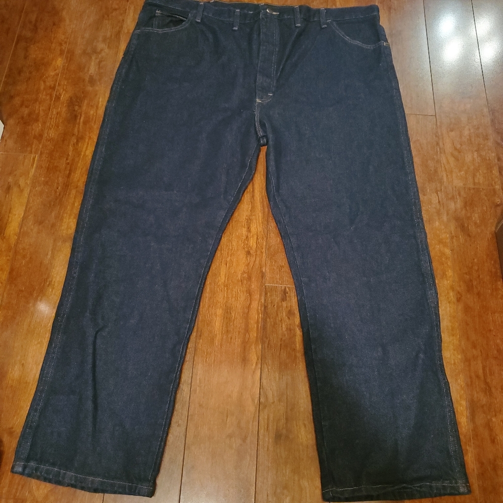 NWOT‎ Rustler Classic Mens Jeans48×30 Blue Denim Regular Fit Straight Leg